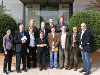Reunió de treball a la Corporació amb els representants del grups polítics municipals